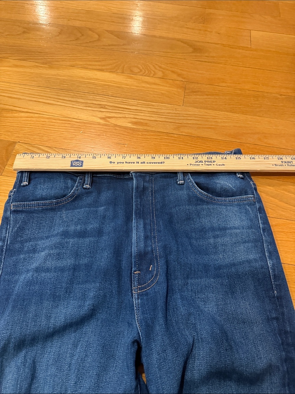 Mother The hustler ankle fray jeans size 32. - Picture 5 of 12